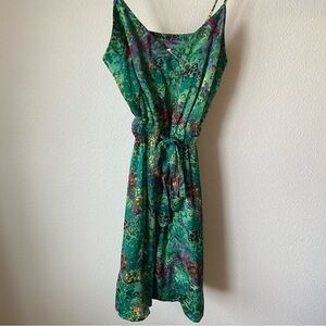 O’Neill Y2K Strappy Silky Cinch Waist Sundress